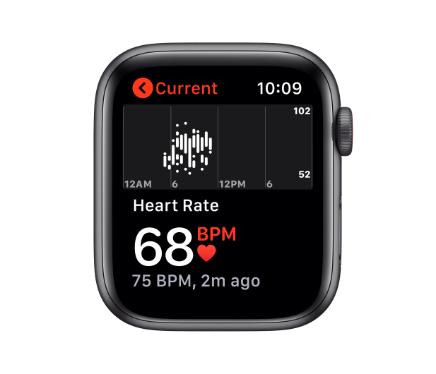 Apple Watch SE 44/Space Gray Aluminium/CharcoalSport LTE - 595347 - zdjęcie 4